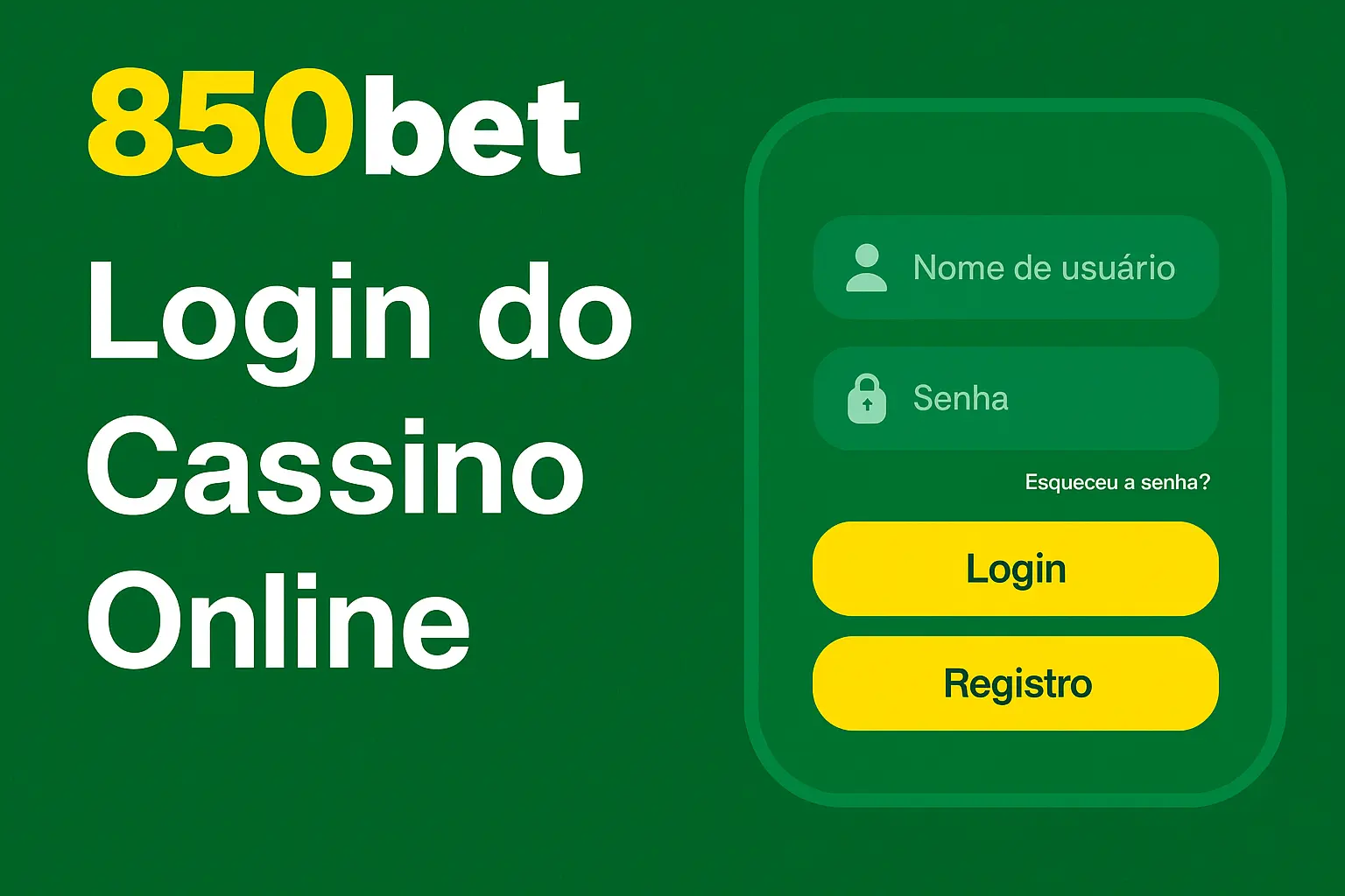 Não Perca tempo, o rRgistro na site 850BET.COM