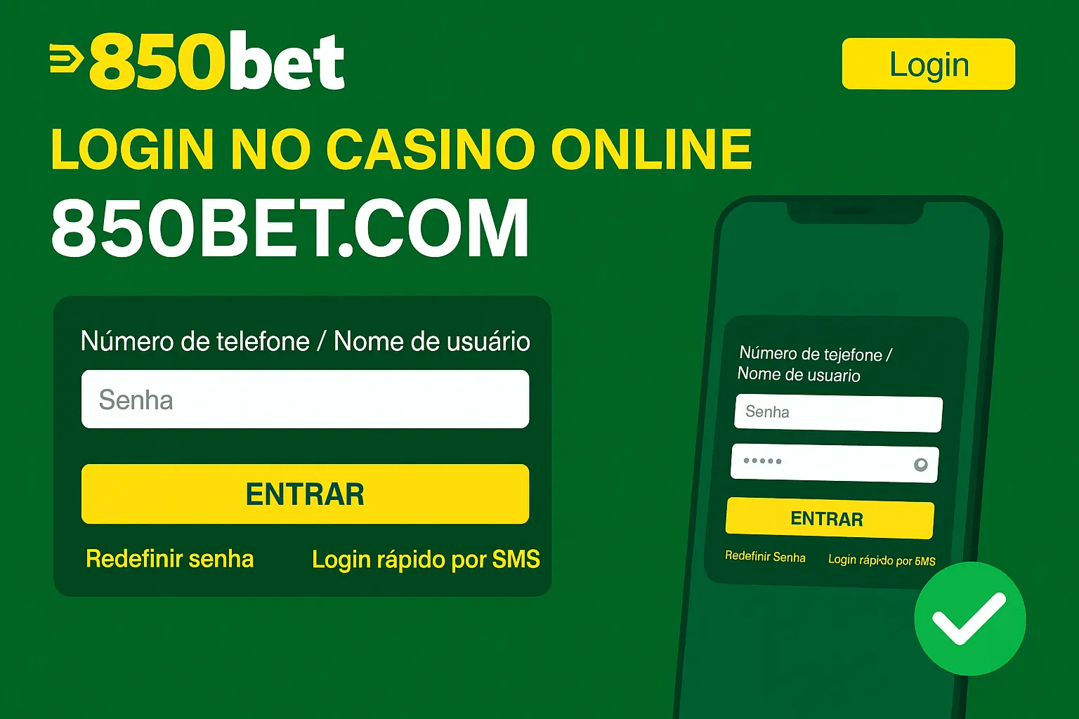 Registro na 850BET.COM Garante Acesso a uma Vasta Seleção de jogo